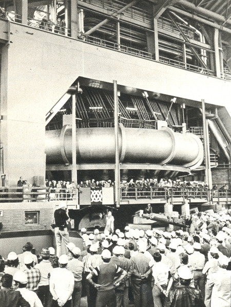 Commissioning of Blast Furnace A (1977)