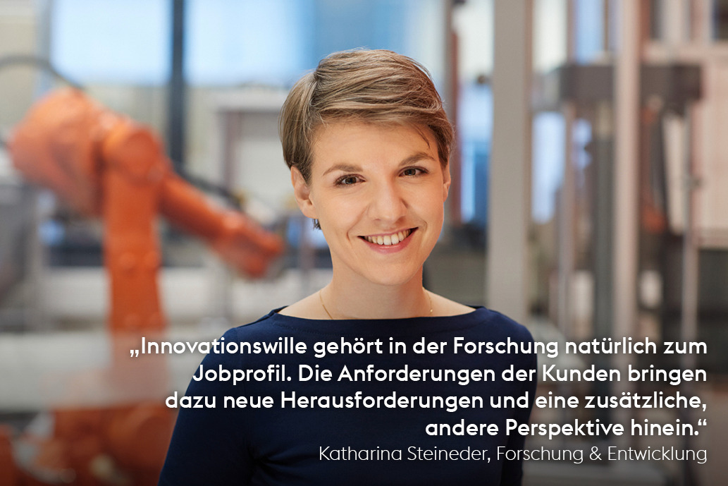 Katharina Steineder, Forschung & Entwicklung, voestalpine