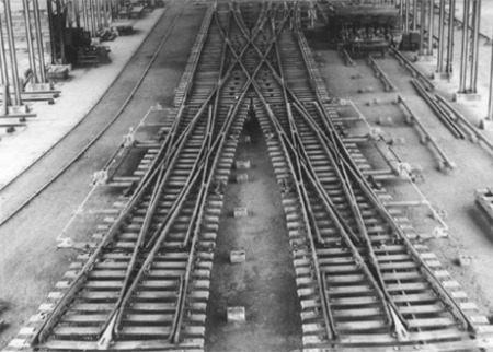 voestalpine Railway Systems history - Turnout assembly plant 1926