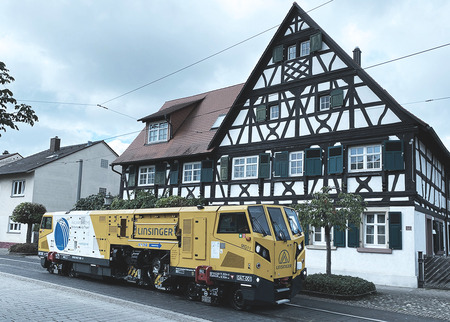 Mobile rail milling with MG11 in urban cities