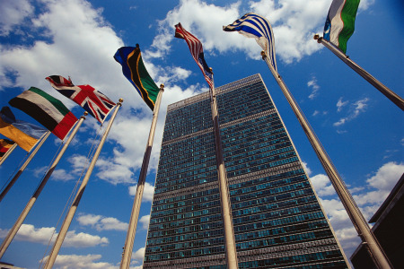 United Nations UN Flaggen