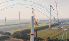 Prestressing steel wire for wind turbines