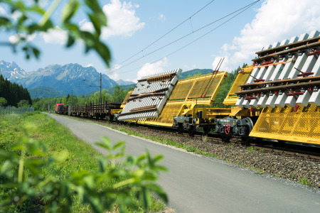 Schienentransport bei voestalpine Railway Systems