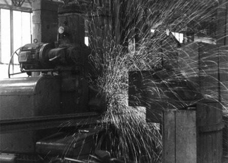 voestalpine Railway Systems history - Flash butt welding machine